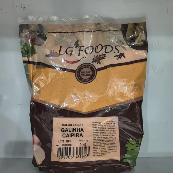 Caldo sabor galinha caipira 1 kg LG Foods - Tudo Tempero Maringá