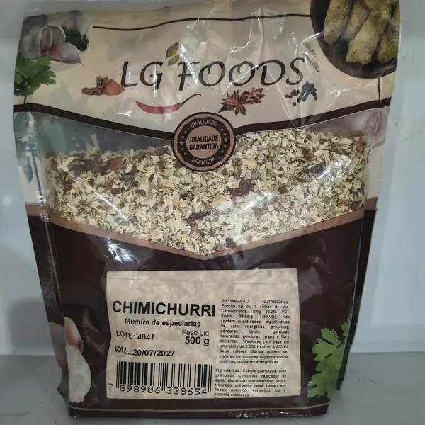Chimichurri 500 g LG Foods - Tudo Tempero Maringá