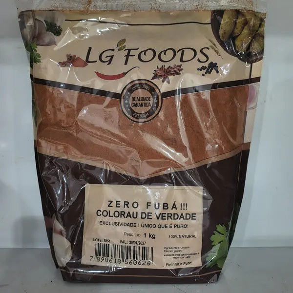 Colorau zero fubá 1 kg LG Foods - Tudo Tempero Maringá