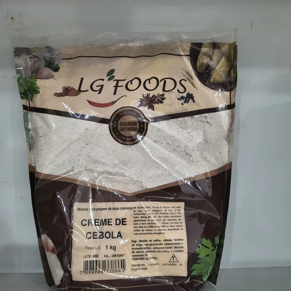 Creme de cebola 1 kg LG Foods - Tudo Tempero Maringá