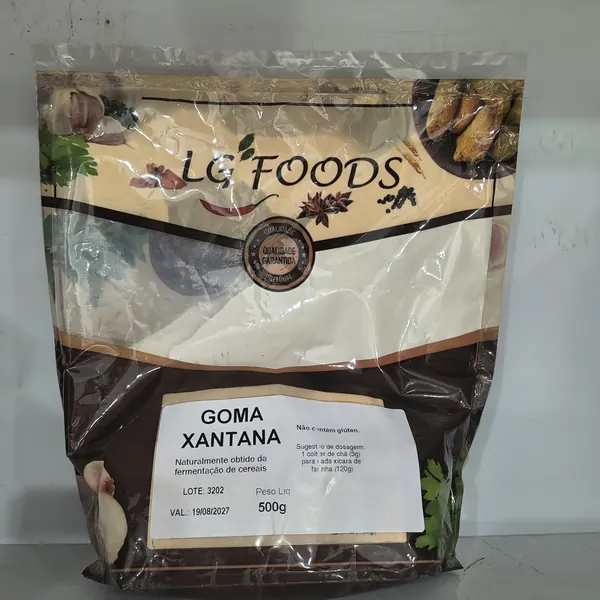 Goma xantana 500 g LG Foods - Tudo Tempero Maringá