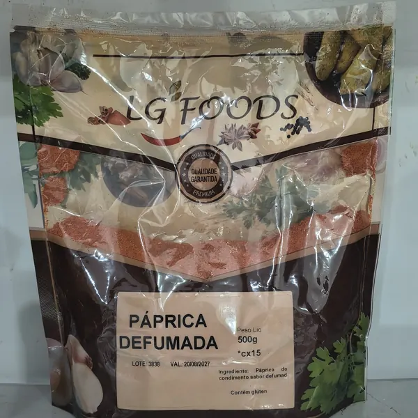 Páprica defumada 500 g LG Foods - Tudo Tempero Maringá
