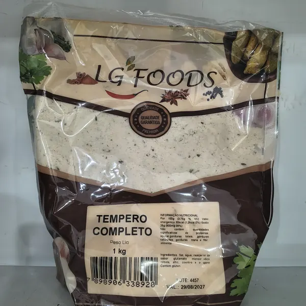 Tempero completo 1 kg LG Foods - Tudo Tempero Maringá