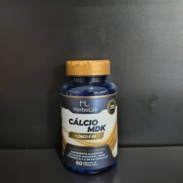 Cálcio MDK HerboLab, suplemento alimentar - Tudo Tempero Maringá