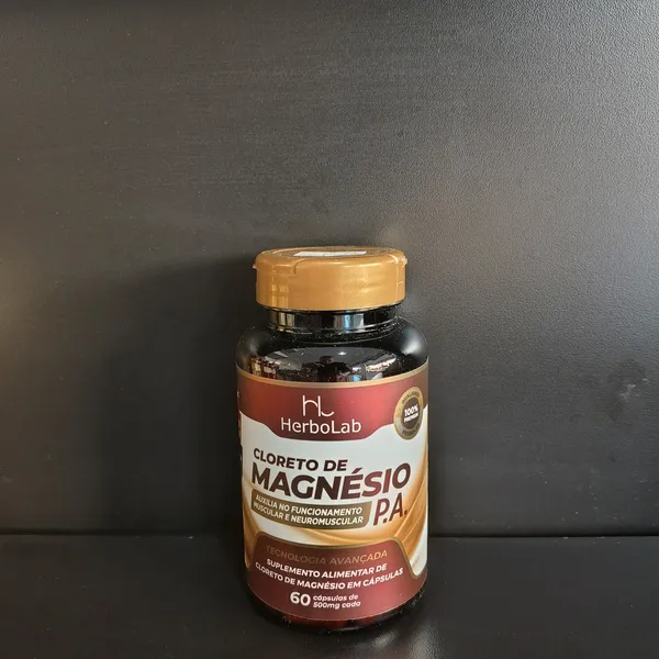 Cloreto de Magnésio P.A. HerboLab, suplemento alimentar - Tudo Tempero Maringá