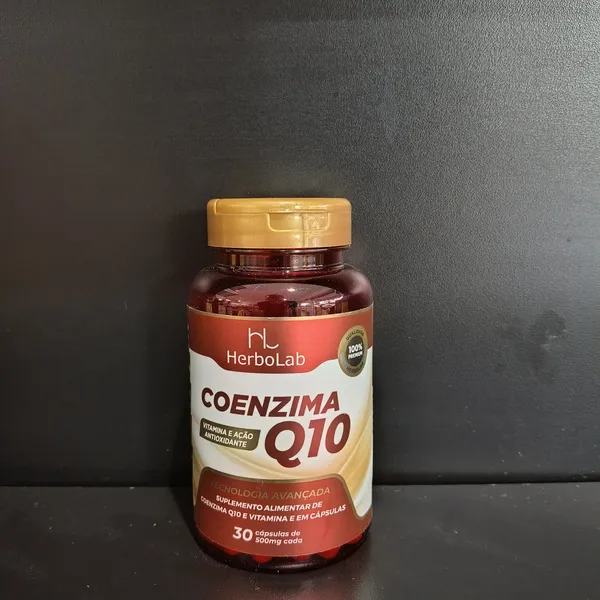 Coenzima Q10 HerboLab, suplemento alimentar - Tudo Tempero Maringá