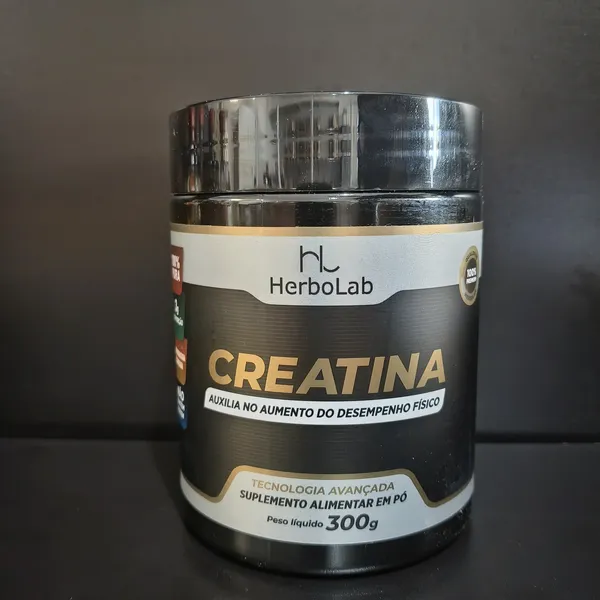 Creatina 300g HerboLab, suplemento alimentar - Tudo Tempero Maringá