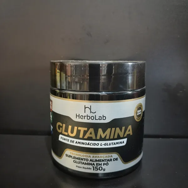 Glutamina HerboLab, suplemento alimentar - Tudo Tempero Maringá