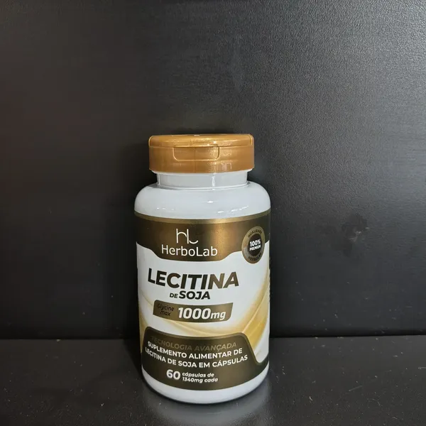 Lecitina de Soja HerboLab, suplemento alimentar - Tudo Tempero Maringá
