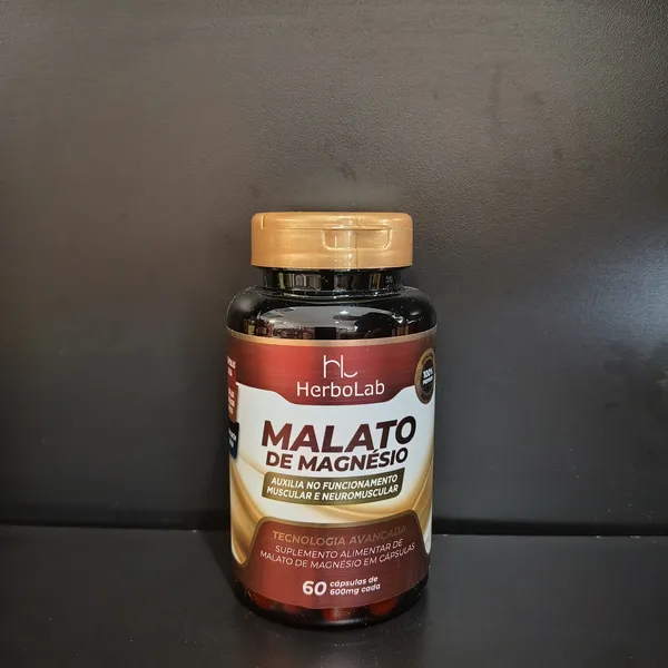 Malato de Magnésio HerboLab, suplemento alimentar - Tudo Tempero Maringá