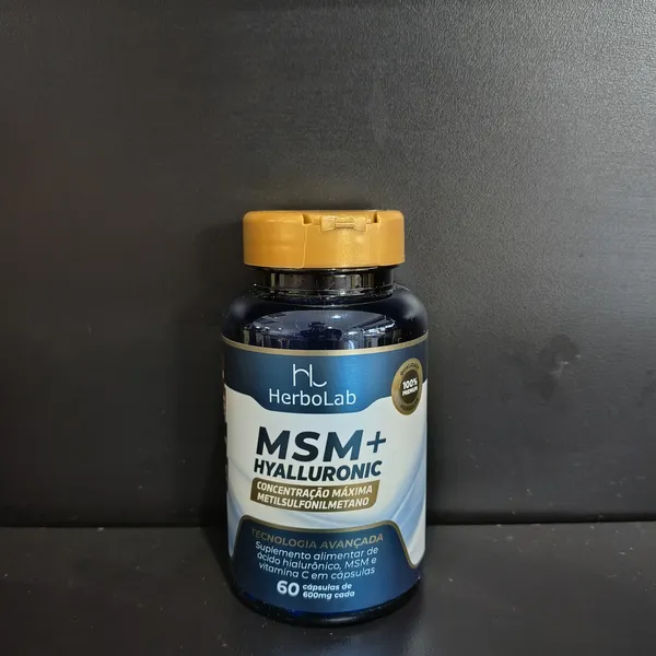 MSM+ Hyalluronic HerboLab, suplemento alimentar - Tudo Tempero Maringá