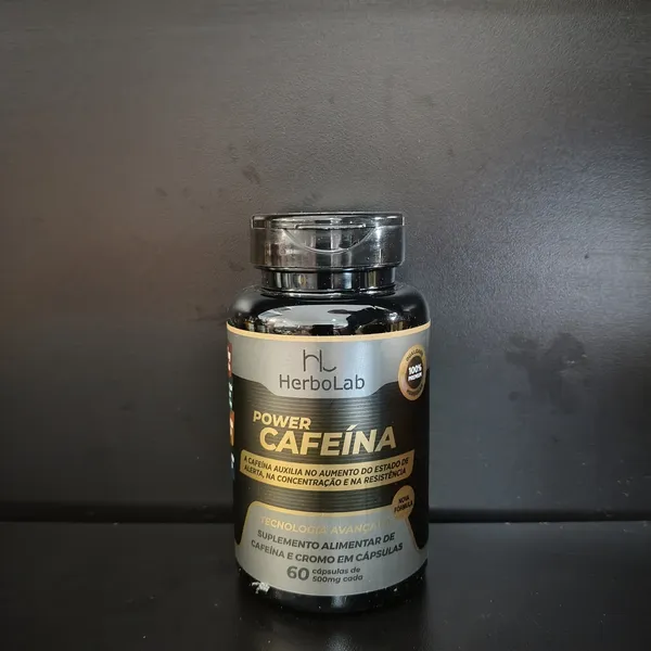 Power Cafeína HerboLab, suplemento alimentar - Tudo Tempero Maringá
