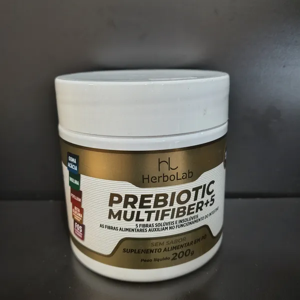 Prebiotic Multifiber+5 HerboLab, suplemento alimentar - Tudo Tempero Maringá