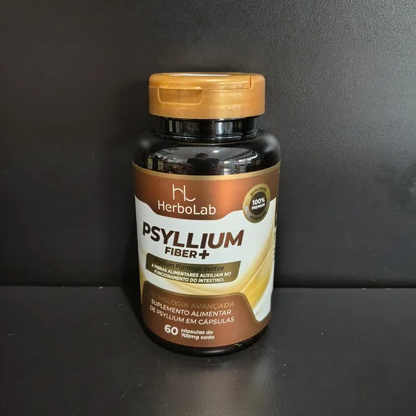 Psyllium Fiber+ HerboLab, suplemento alimentar - Tudo Tempero Maringá