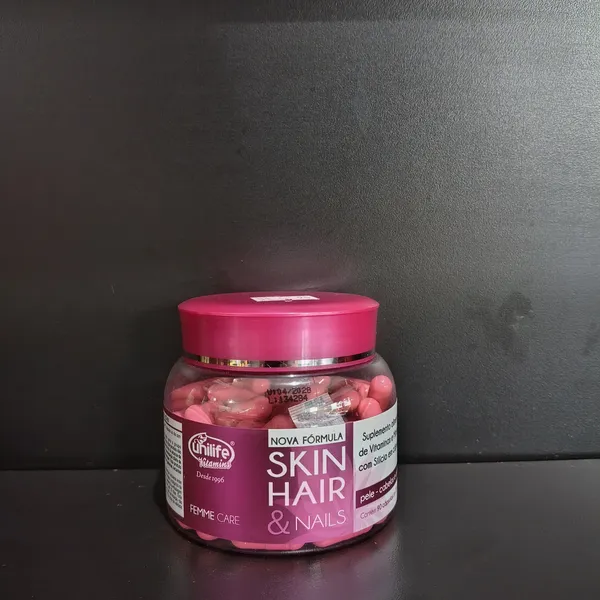 Skin Hair & Nails Unilife, suplemento alimentar - Tudo Tempero Maringá