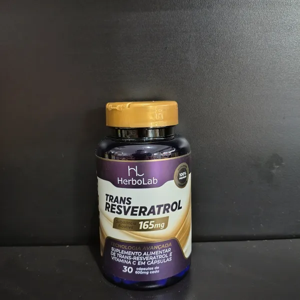 Trans Resveratrol HerboLab, suplemento alimentar - Tudo Tempero Maringá