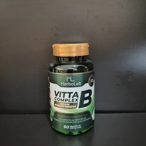 Vitta Complex B HerboLab, suplemento alimentar - Tudo Tempero Maringá