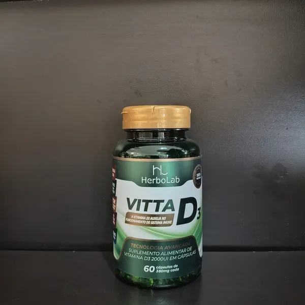 Vitta D3 HerboLab, suplemento alimentar - Tudo Tempero Maringá